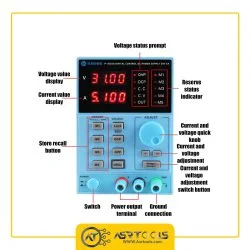 منبع تغذیه سانشاین مدل Sunshine P-3005A ASRTOOLS