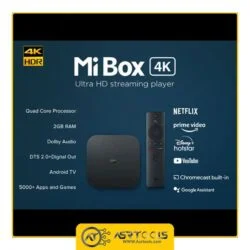 پخش کننده خانگی شیائومی مدل Xiaomi Mi Box 4K MDZ-22-AB ASRTOOLS