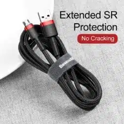 کابل تبدیل USB به Baseus microUSB باسئوس مدل Cafule طول 3 متر ASRTOOLS