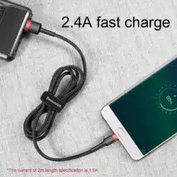 کابل تبدیل USB به Baseus microUSB باسئوس مدل Cafule طول 3 متر ASRTOOLS