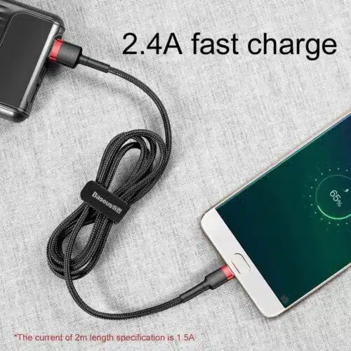 کابل تبدیل USB به Baseus microUSB باسئوس مدل Cafule طول 3 متر ASRTOOLS