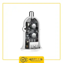 شارژر فندکی باسئوس مدل Baseus Grain Pro asrtools