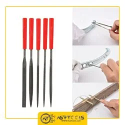 FILE 3 140 MM 5PCS GUIYU-0-مجموعه 5 عددی سوهان دمب موشی مدل GUIYU طول 140mm