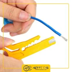 Mini Portable Wire Stripper Knife Crimper Pliers Crimping Tool Cable Stripping Wire Cutter Multi Tools Cut Line Pocket Multi-0-آچار سیم لخت کن استریپر انگشتی مدل 2020