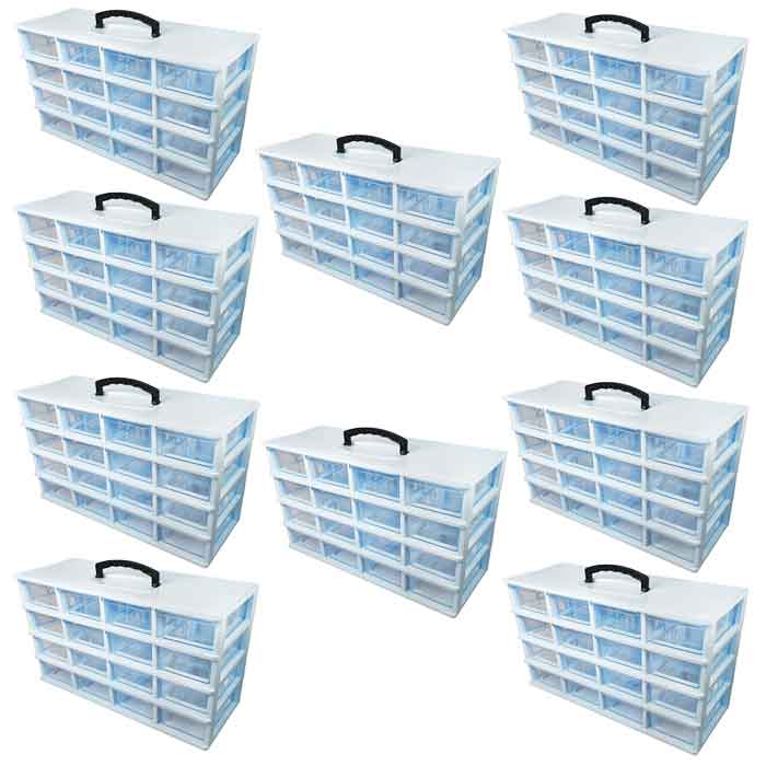 toolbox-16-drawers-ghanad-plast-b04 10PCS-0-جعبه ابزار 16 کشو قناد پلاست مدل B04 کارتن 10 عددی