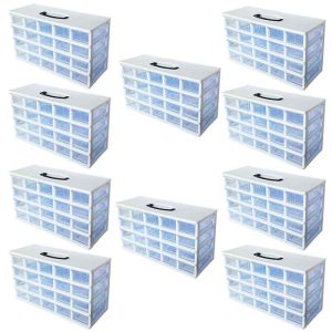 toolbox-20-drawers-ghanad-plast-a04 10pcs-0-جعبه ابزار 20 کشو قناد پلاست مدل A04 کارتن 10 عددی