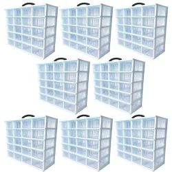 toolbox-20-drawers-ghanad-plast-b05 8PCS-0-جعبه ابزار 20 کشو قناد پلاست مدل B05 کارتن 8 عددی