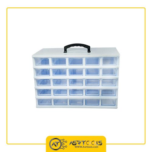 toolbox-25-drawers-ghanad-plast-a05-0-جعبه ابزار 25 کشو قناد پلاست مدل A05