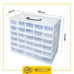 toolbox-30-drawers-ghanad-plast-a06-0-جعبه ابزار 30 کشو قناد پلاست مدل A06