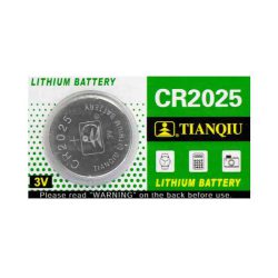 باتری سکه ای تیانکیو مدل TIANQIU CR2025 ASRTOOLS ASRTOOLS