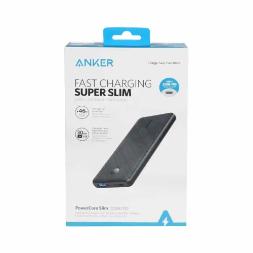شارژر همراه انکر مدل ANKER A1244 PowerCore Slim 20W با ظرفیت 10000 میلی آمپر ASRTOOLS