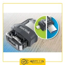 فلش مموری سن دیسک مدل SanDisk Ultra Dual Drive M3.0 ظرفیت 16 گیگابایت asrtools