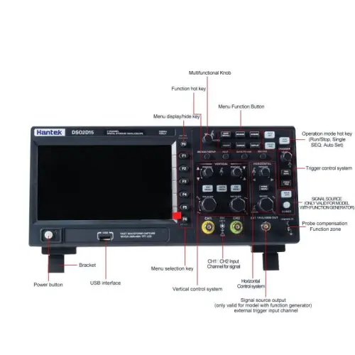 اسیلوسکوپ دیجیتالی هانتک مدل HANTEK DSO-2D15 ASRTOOLS