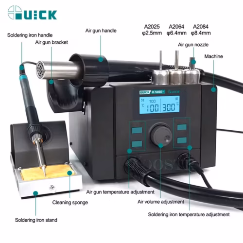 هیتر و هویه کوییک مدل Quick 8786D PLUS