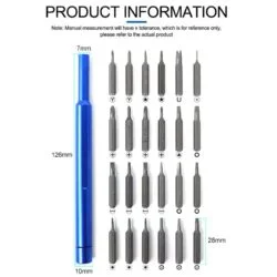 مجموعه 25 عددی پیچ گوشتی و سری پیچ گوشتی سانشاین مدل SUNSHINE SS-5118 عصرتولز