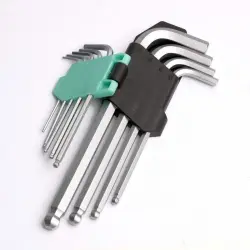 PROSKIT NW-229B 9PCS BALL POINT ARM HEX KEY SET-0-آچار آلن سر گرد پروسکیت مدل Proskit HW-299B مجموعه 9 عددی