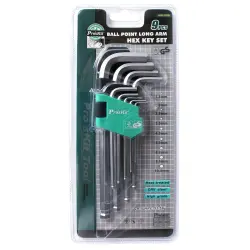 PROSKIT NW-229B 9PCS BALL POINT ARM HEX KEY SET-0-آچار آلن سر گرد پروسکیت مدل Proskit HW-299B مجموعه 9 عددی
