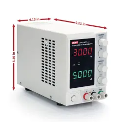UNI-T 30V 5A Linear Power Supply, UTP3315TFL-II Regulated Bench Power Supply, 4 Digital LED with Alligator Leads-0-منبع تغذیه یونی تی مدل UNI-T UTP3315TFL-II