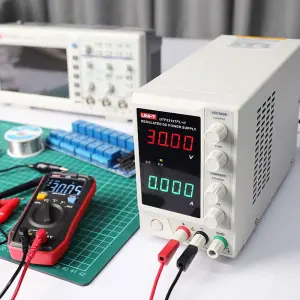 UNI-T 30V 5A Linear Power Supply, UTP3315TFL-II Regulated Bench Power Supply, 4 Digital LED with Alligator Leads-0-منبع تغذیه یونی تی مدل UNI-T UTP3315TFL-II
