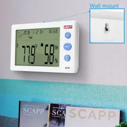 UNI-T A13T humidity & temperature meter-0-دماسنج، رطوبت سنج و ساعت یونی تی مدل UNI-T A13T