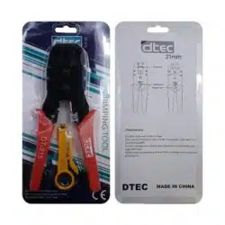 آچار پرس سوکت شبکه و کابل لخت کن انگشتی دیتک مدل DTEC DT-315