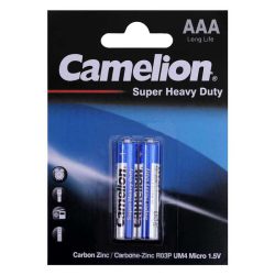 باتری قلمی کملیون مدل Camelion-AAA Super Heavy Duty R03P بسته 2 عددی ASRTOOLS