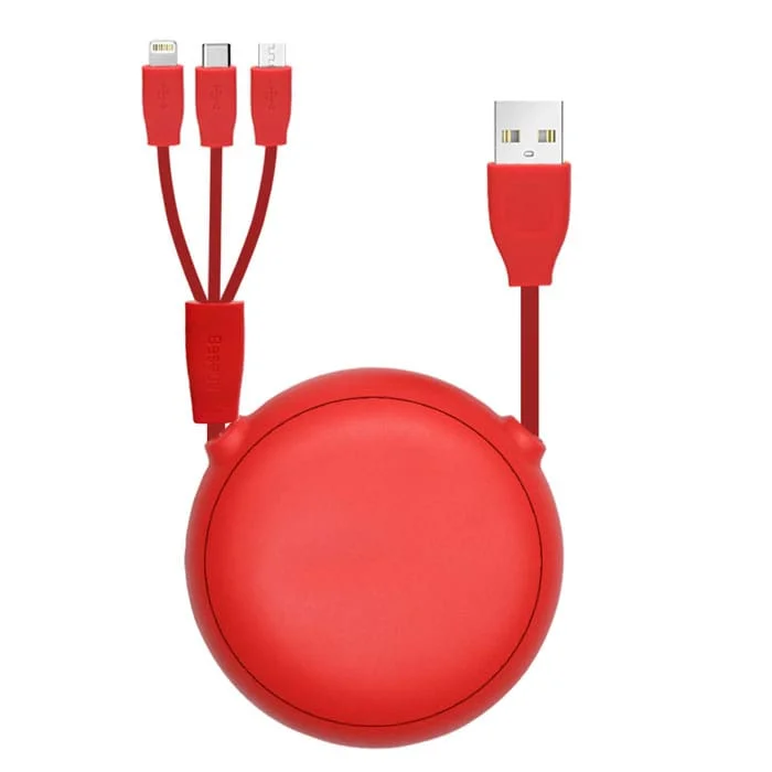 کابل شارژر جمع شو باسئوس مدل Baseus CAMLT-TY09 ASRTOOLS کابل شارژر جمع شو باسئوس مدل Baseus CAMLT-TY09 ASRTOOLS