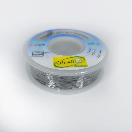 aseran-solder-wire-63-37-0-4mm-100gr-whith-flux-0-سیم لحیم آسران مدل ASERAN 0.4mm 100gr
