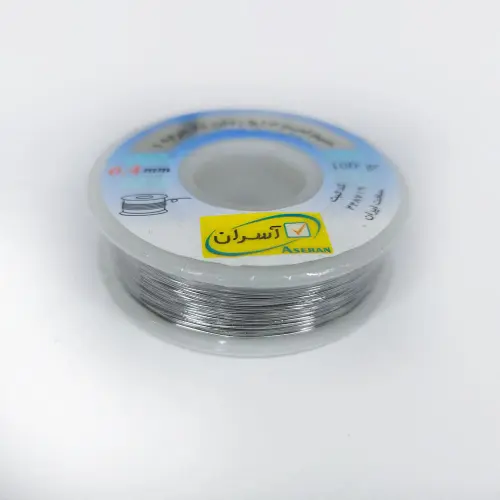 aseran-solder-wire-63-37-0-4mm-100gr-whith-flux-0-سیم لحیم آسران مدل ASERAN 0.4mm 100gr