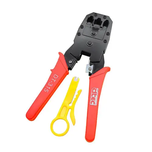 dtek dt-315 crimping tool-0-آچار پرس سوکت شبکه و کابل لخت کن انگشتی دیتک مدل DTEC DT-315