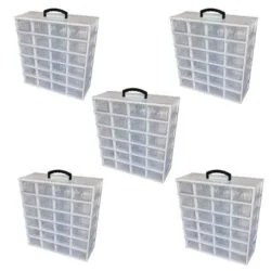 جعبه ابزار 24 کشو قناد پلاست مدل B06 کارتن 5 عددی