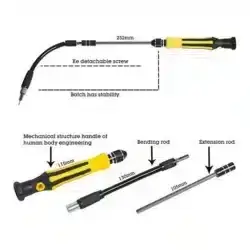 مجموعه 115 عددی پیچ گوشتی و سری پیچ گوشتی مدل 11501 عصرتولز