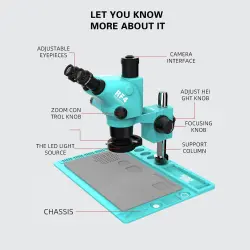 Kailiwei RF4 RF7050TVD2 Microscope-0-لوپ سه چشم کایلیوی مدل Kailiwei RF4 RF7050TVD2