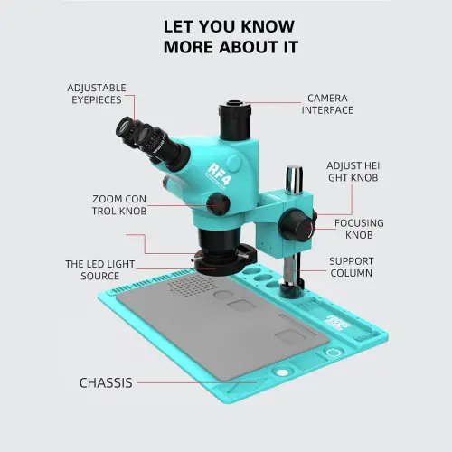Kailiwei RF4 RF7050TVD2 Microscope-0-لوپ سه چشم کایلیوی مدل Kailiwei RF4 RF7050TVD2