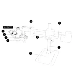 Kailiwei RF4 RF7050TVW-microscope-0-لوپ سه چشم کایلیوی مدل Kailiwei RF4 RF7050TVW