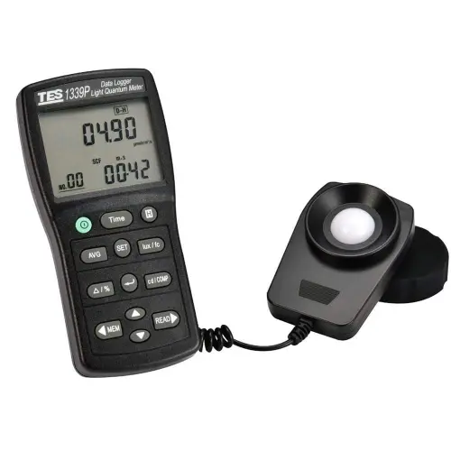 TES 1339P Photosynthesis Light Quantum Meter-0-فتوسنتز متر، PAR متر و نورسنج دیتالاگر تی ای اس مدل TES TES-1339P