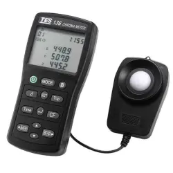 TES-136 Chroma Meter Illuminometer Meter with Data Logger Function-0- کلوین متر و رنگ سنج نور تی ای اس مدل TES TES-136