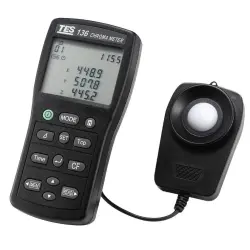 TES-136 Chroma Meter Illuminometer Meter with Data Logger Function-0- کلوین متر و رنگ سنج نور تی ای اس مدل TES TES-136
