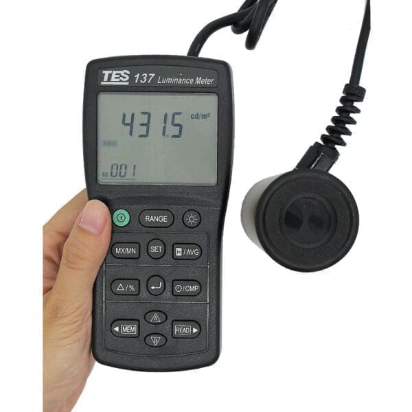 TES-137 Luminantiemeter Usb Met Interface Backlit Functie Lux Meter-0-درخشندگی سنج تی ای اس مدل TES TES-137
