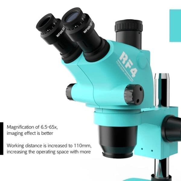 kailiwei-rf4-RF6565TV-microscope-0-لوپ سه چشم کایلیوی مدل Kailiwei RF4 RF6565TV