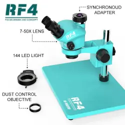 kailiwei-rf4-rf7050tvP-microscope-0-لوپ سه چشم کایلیوی مدل Kailiwei RF4 RF7050TVP