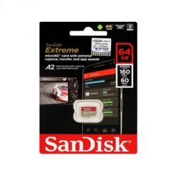 کارت حافظه سن دیسک مدل AsrTools SanDisk 64GB Extreme microSD UHS-I U3 A2 160MB/s