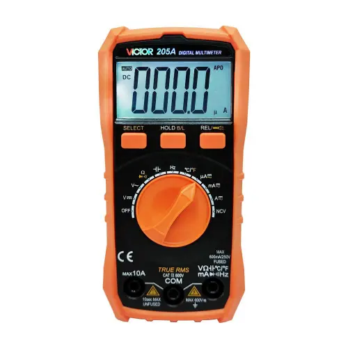 victor-205a-digital-multimeter-0-مولتی متر ویکتور مدل Victor 205A