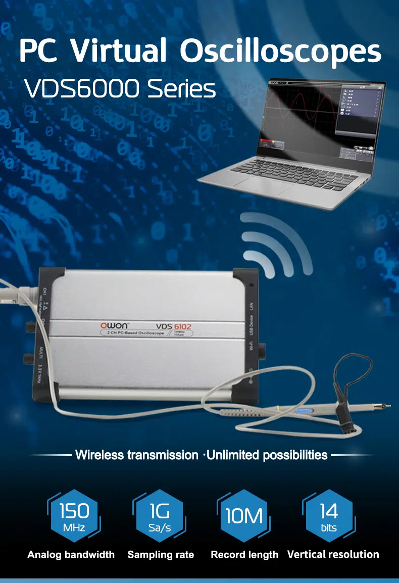 کارت اسیلوسکوپ اوون مدل OWON VDS-6102
