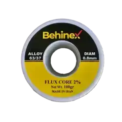 سیم لحیم بهینکس مدل Behinex 0.8mm 100gr عصرتولز