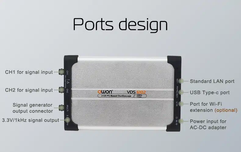 کارت اسیلوسکوپ اوون مدل OWON VDS-6102