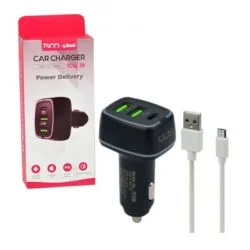 شارژر فندکی تسکو مدل TSCO TCG35 به همراه کابل تبدیل MicroUSB ASRTOOLS