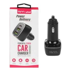 شارژر فندکی تسکو مدل TSCO TCG35 به همراه کابل تبدیل MicroUSB ASRTOOLS