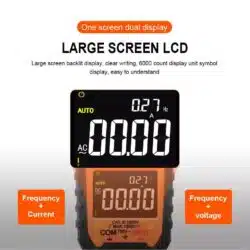 610E VICTOR Digital Clamp Meter AC DC 1000A 6000 Counts True RMS Measure VFD and Inrush Current-0-مولتی متر کلمپی ویکتور مدل VICTOR 610E