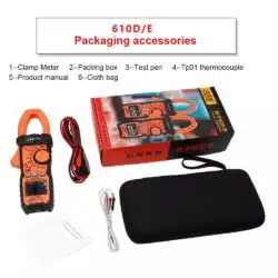 610E VICTOR Digital Clamp Meter AC DC 1000A 6000 Counts True RMS Measure VFD and Inrush Current-0-مولتی متر کلمپی ویکتور مدل VICTOR 610E